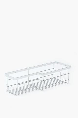 Chrome Shower Caddy Rack, Large, 20x7x13cm