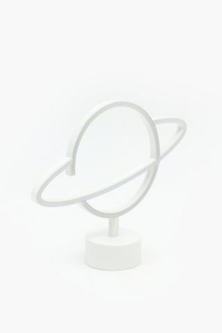 Neon Planet Battery Operated Led Light On Stand