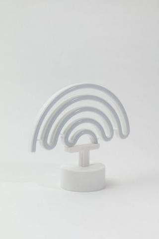 Neon Rainbow Battery Operated Led Light On Stand