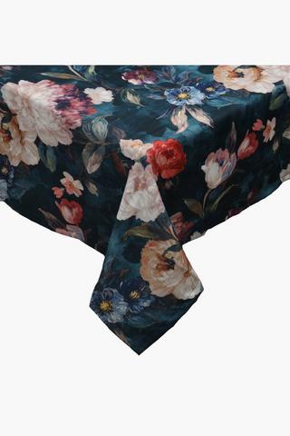 Floral Cotton Tablecloth, 160x360cm