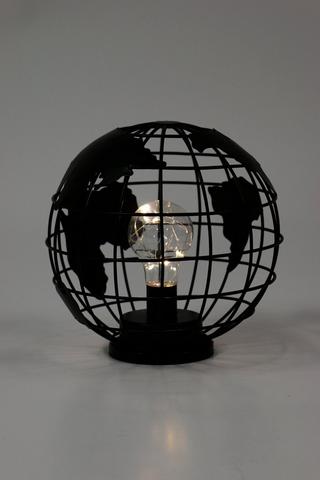 Metal Globe Light, Battery Operated
