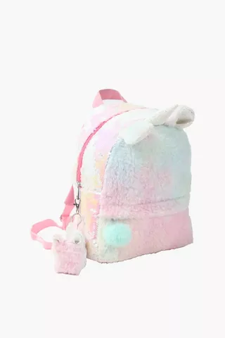 Rainbow Sequinned Backpack