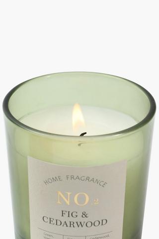 Fig And Cedarwood Frosted Candle