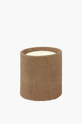 Vanilla Wooden Candle, 10cm