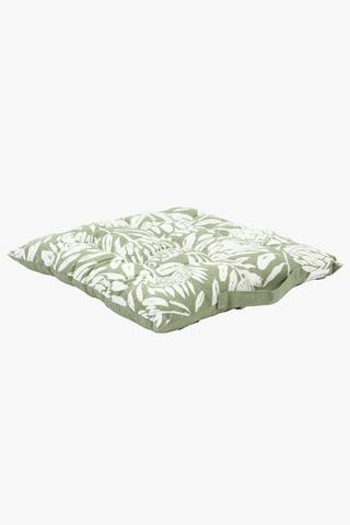 Printed Mhlope Protea Chair Pad, 40x40cm