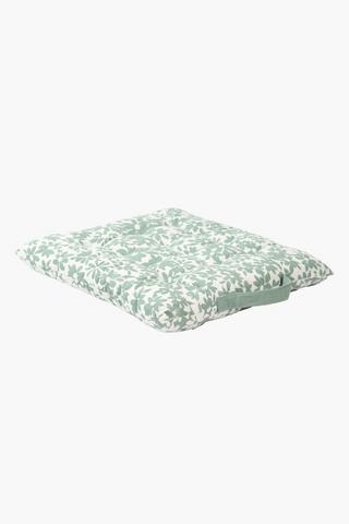Floral Chair Pad, 40x40cm