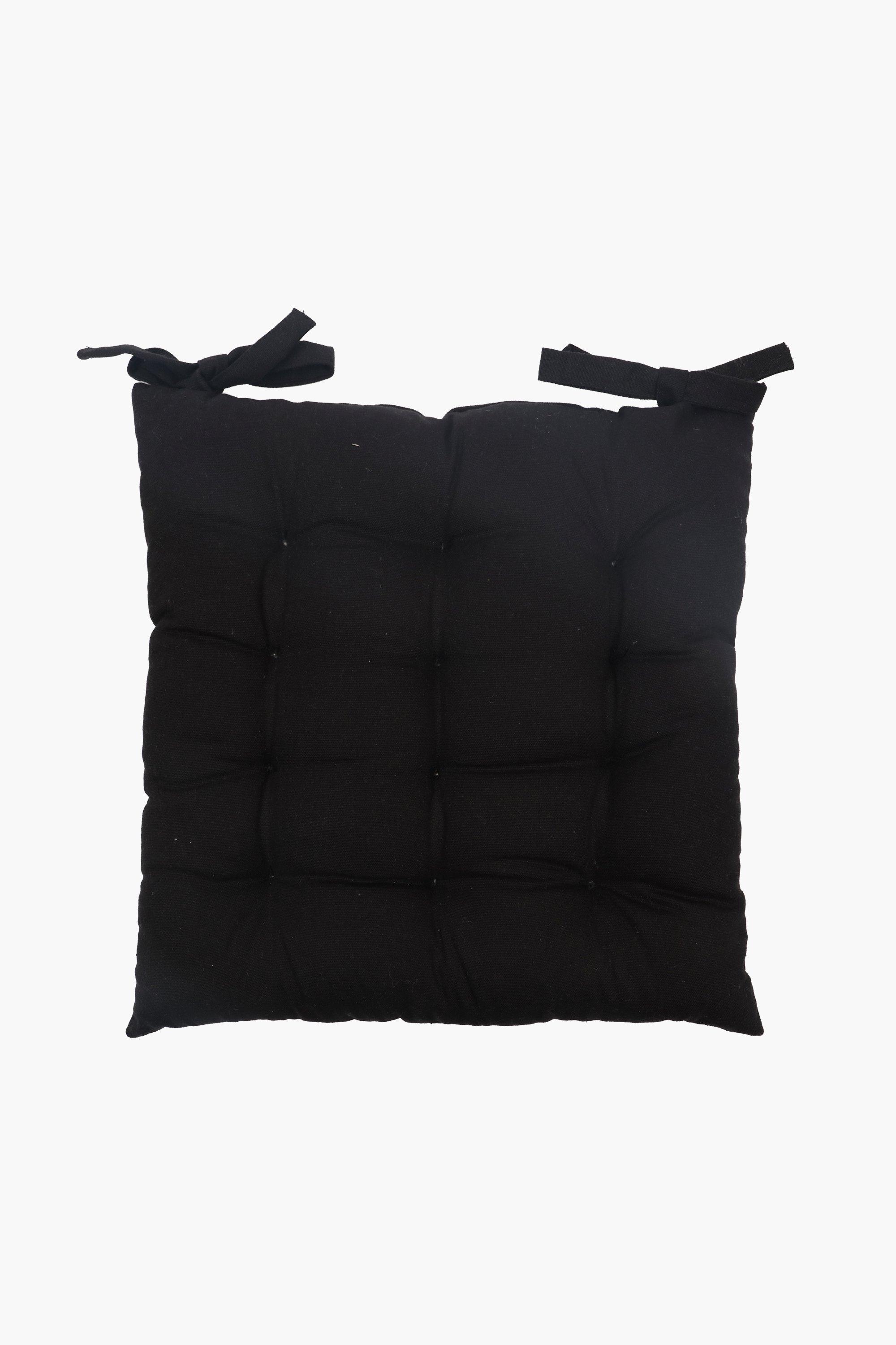 Plain Cotton Chair Pad, 40x40cm