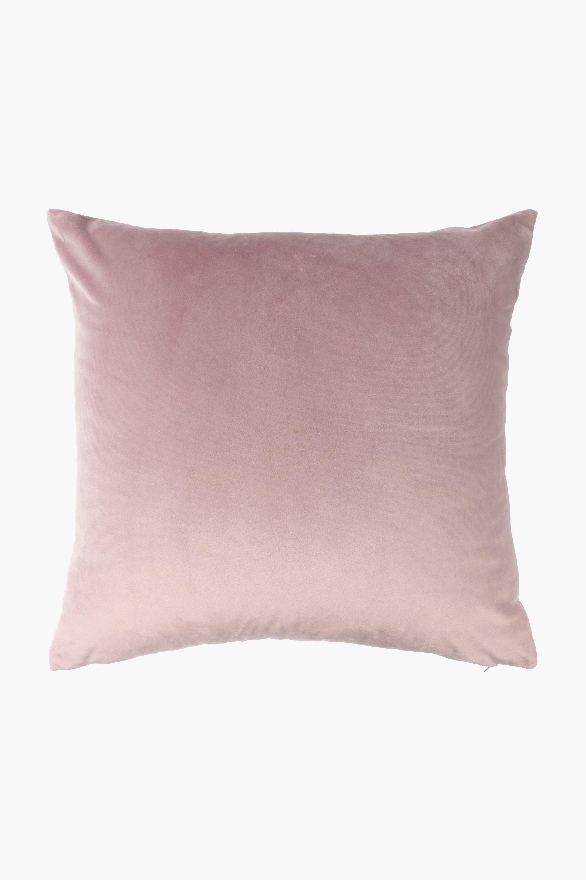 Premium Velvet Linen Blend Feather Scatter Cushion, 60x60cm
