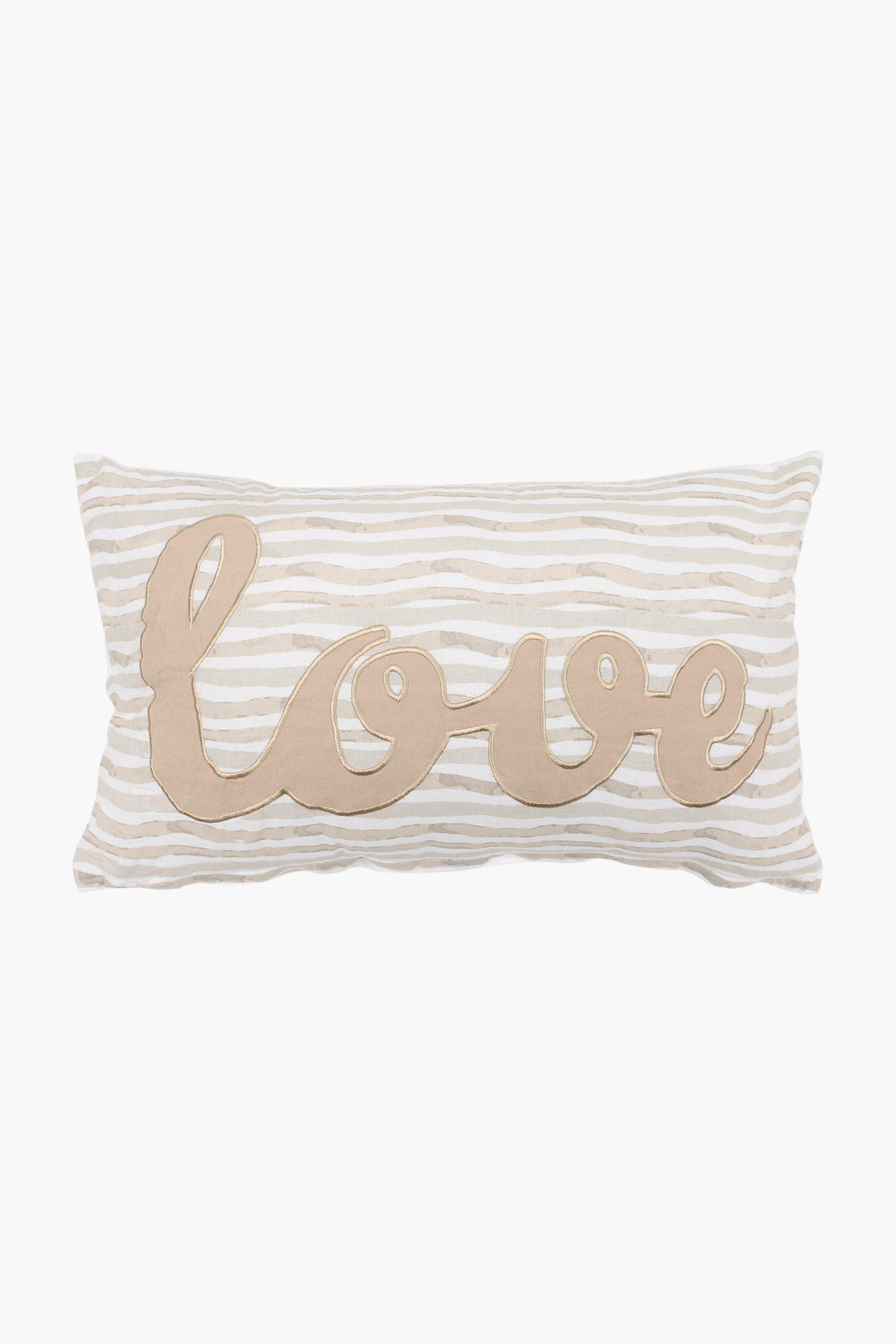 Script Love Scatter Cushion, 30x50cm