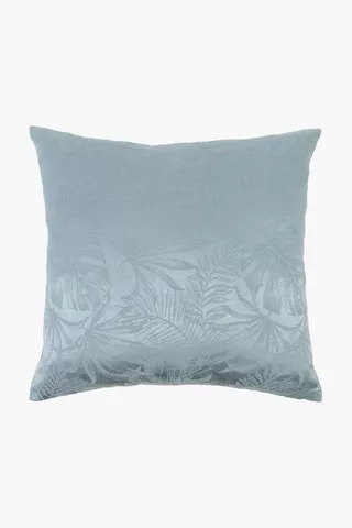 Premium Jacquard Jungle Feather Scatter Cushion, 60x60cm