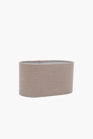 Oval Drum Lampshade, 16x30cm