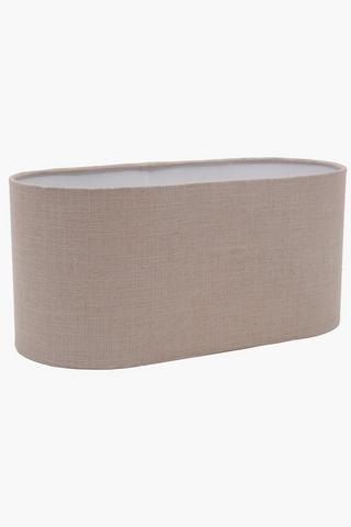 Oval Drum Lampshade, 22x49cm