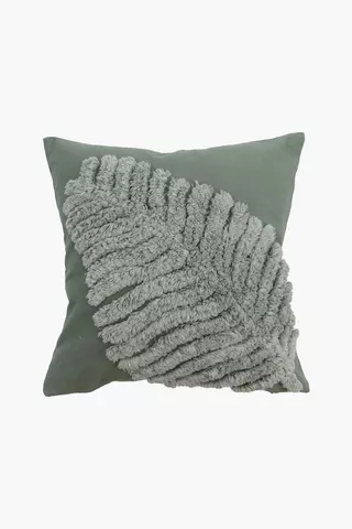 Tufted Leaves Floral Scatter Cushion,40x40cm