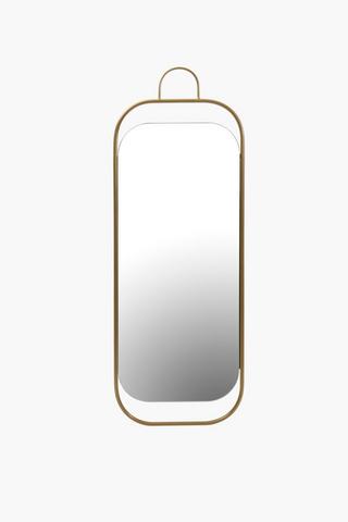 Antique Pill Mirror, 90x32cm