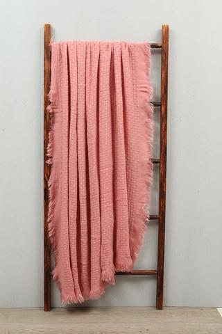Acrylic Jacquard Waffle Throw, 140x180cm