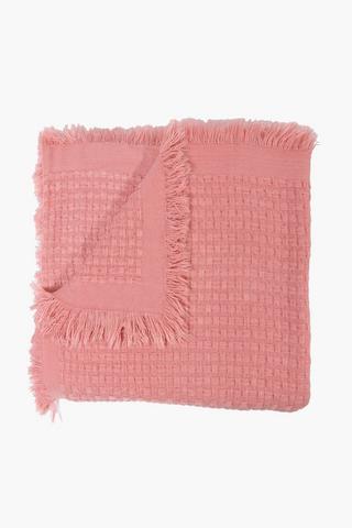 Acrylic Jacquard Waffle Throw, 140x180cm