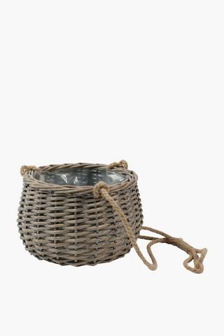 Willow Hanging Planter, 20x15cm