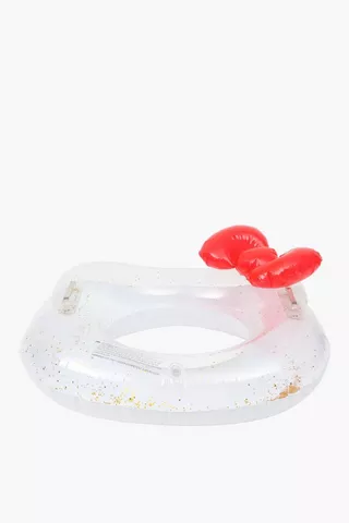 Glitter Bow Kids Swim Ring
