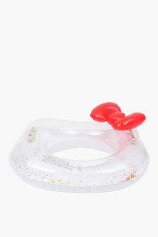 Glitter Bow Kids Swim Ring