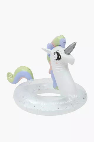 Glitter Unicorn Kids Swim Ring
