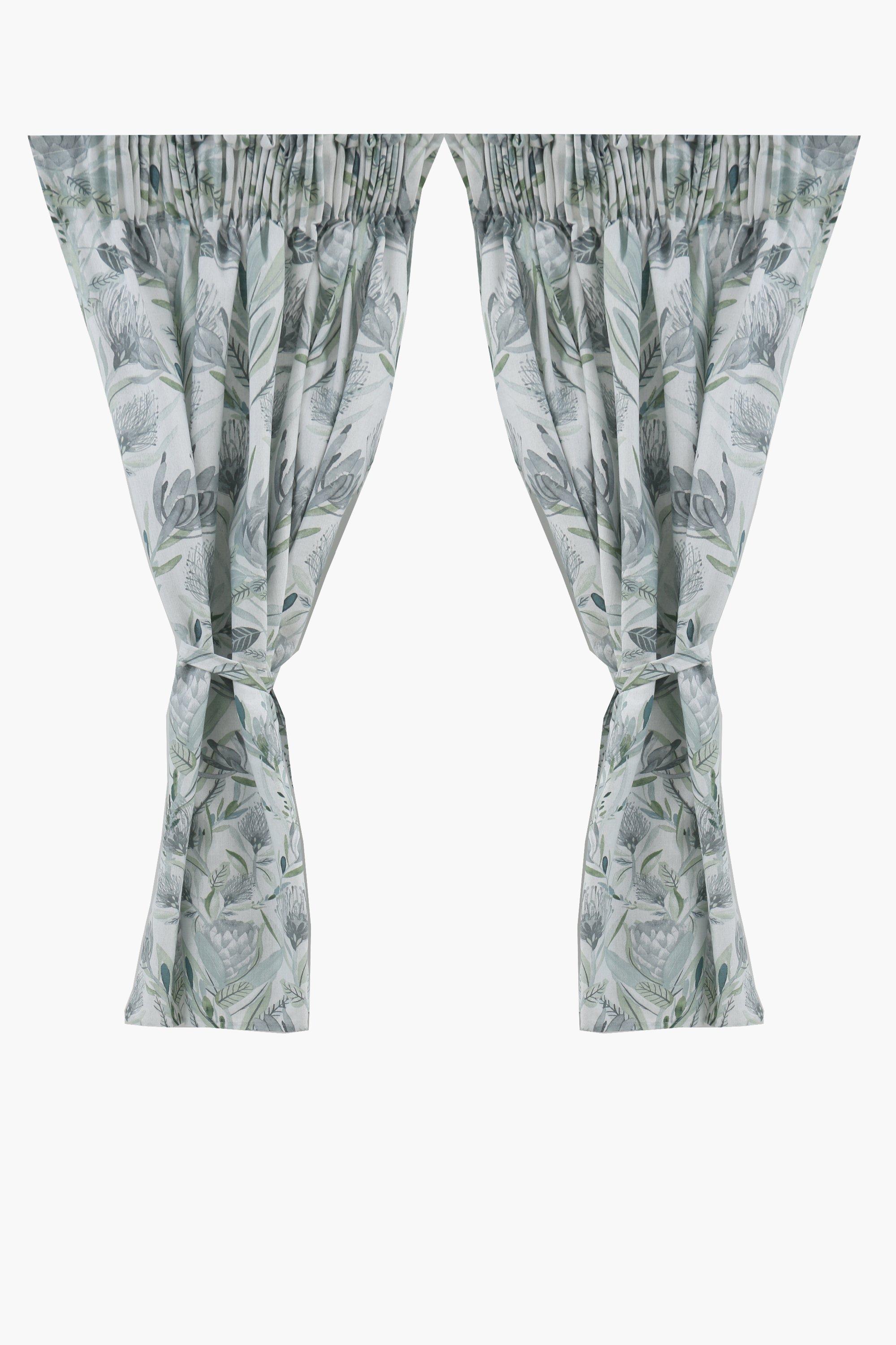 2 Pack Kamburg Protea Cafe Curtain, 110x120cm