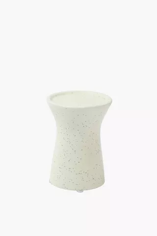 Speckle Pillar Candle Holder, 8x10cm