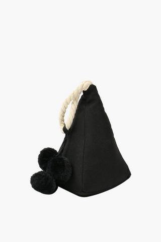 Doorstop Pyramid Pom Pom Tassel