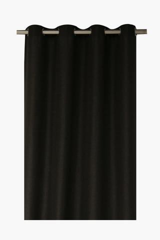 Slub Detail Eyelet Curtain, 140x225cm