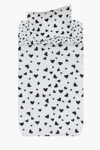 Soft Touch Sienna Heart Duvet Cover Set