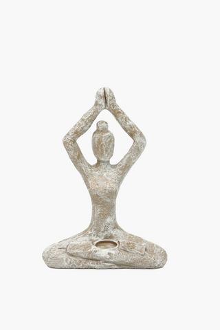 Yoga Candle Holder, 21x36cm