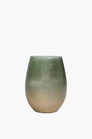 Mercury Glass Candle Holder, 9x12cm