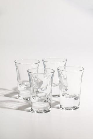 4 Pack Shooter Glasses, 30ml