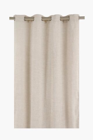 Summer Slub Detail Eyelet Curtain, 140x225cm