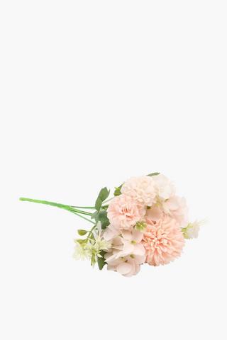 Peach Floral Bunch, 31cm