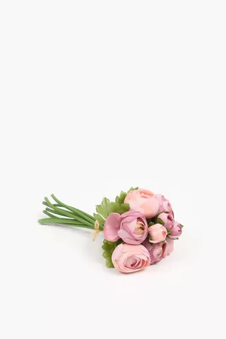 Peony Mini Bouquet, 24cm
