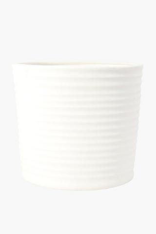 Ceramic Ripple Planter, 32x34cm