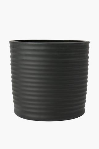 Ripple Ceramic Planter, 32x34cm