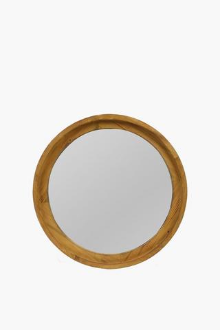 Mangowood Round Mirror, 60cm