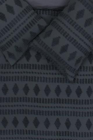 Premium Tufted Jacquard Geometric Duvet Cover Set