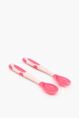 2 Piece Plastic Cutlery Set