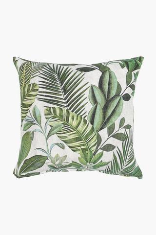 Printed Parker Leaf Scatter Cushion Cover, 50x50cm