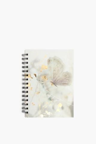 Lena Floral Spiral Hardcover Notebook A5