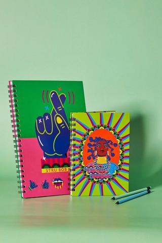 Colab Zinhle Sithebe Spiral Hardcover Notebook A4