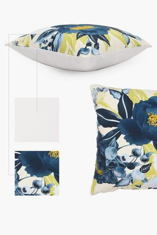 Printed Chloe Floral Scatter Cushion Cover, 50x50cm