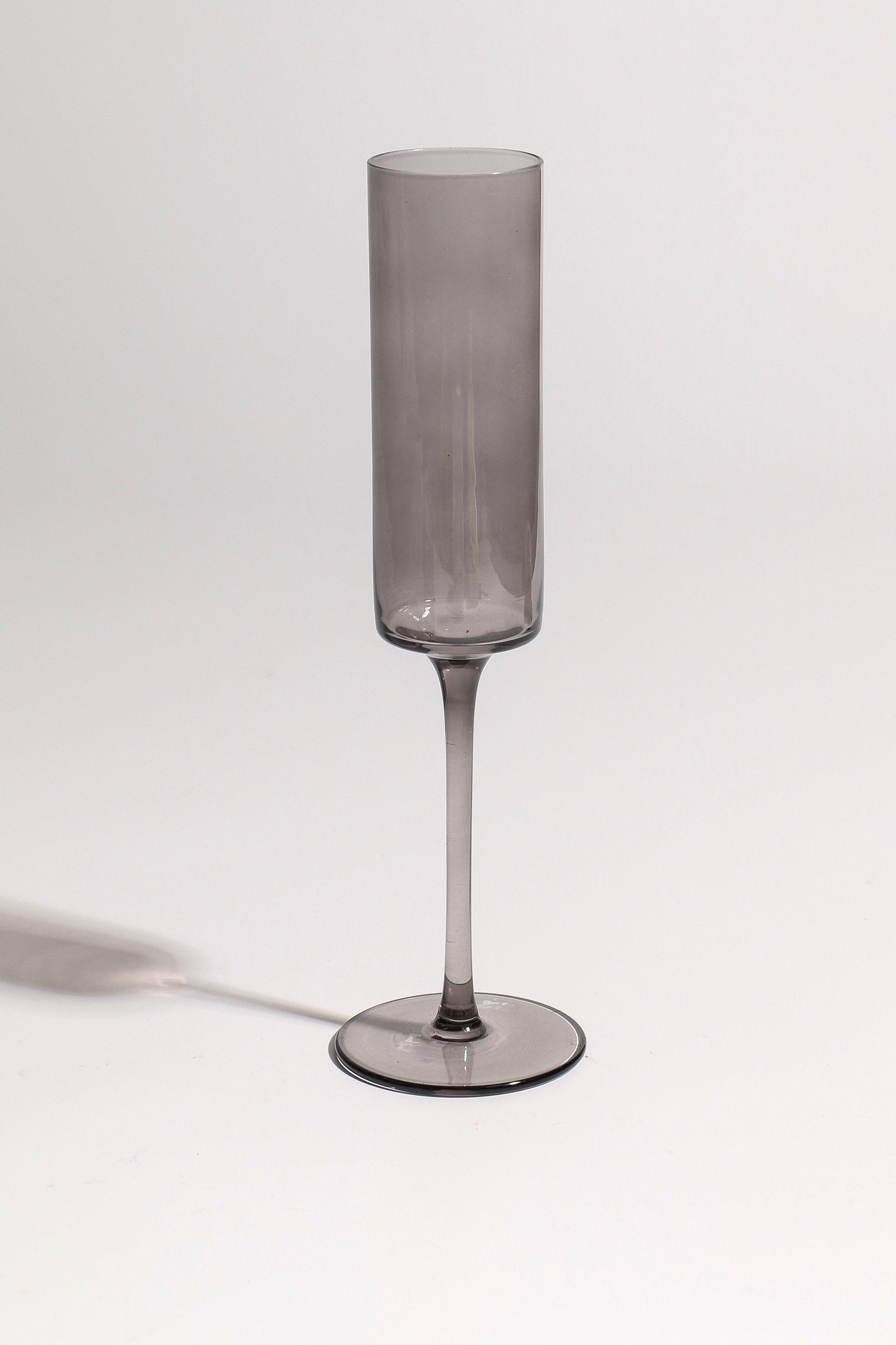 Square Glass Champagne Flute