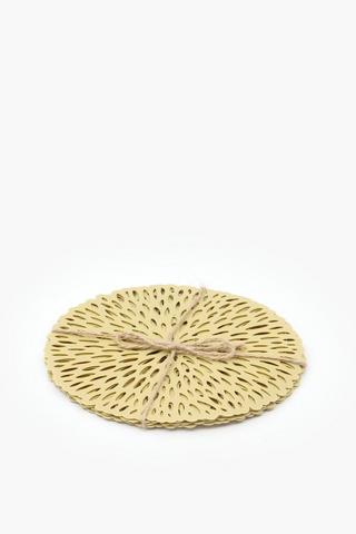 4 Pack Cut Out Pvc Coasters