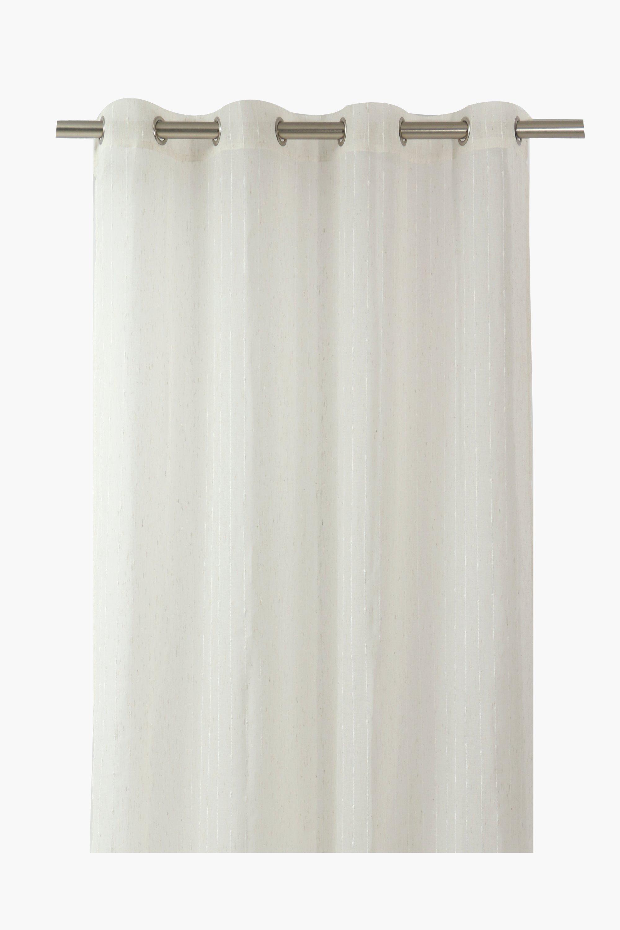 Sheer Dot Slub Eyelet Curtain, 140x225cm