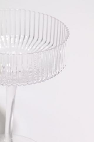 Ribbed Cocktail Glass