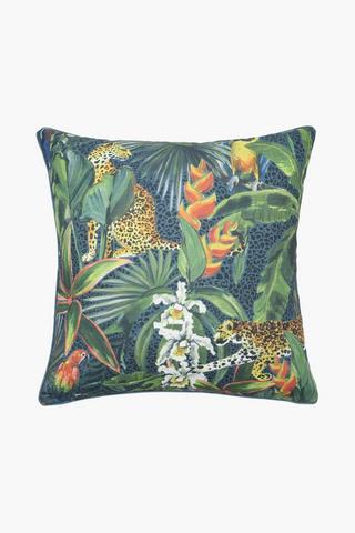 Premium Jungle Brights Feather Scatter Cushion, 60x60cm