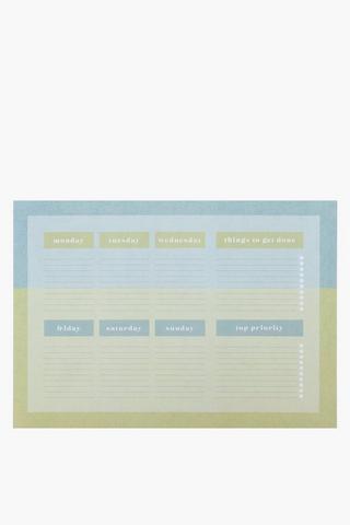 Bellavista Weekly Organiser A4